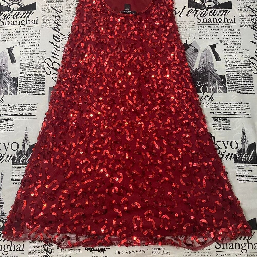 Betsey-johnson Women's Red Dress - Picture 6 of 8